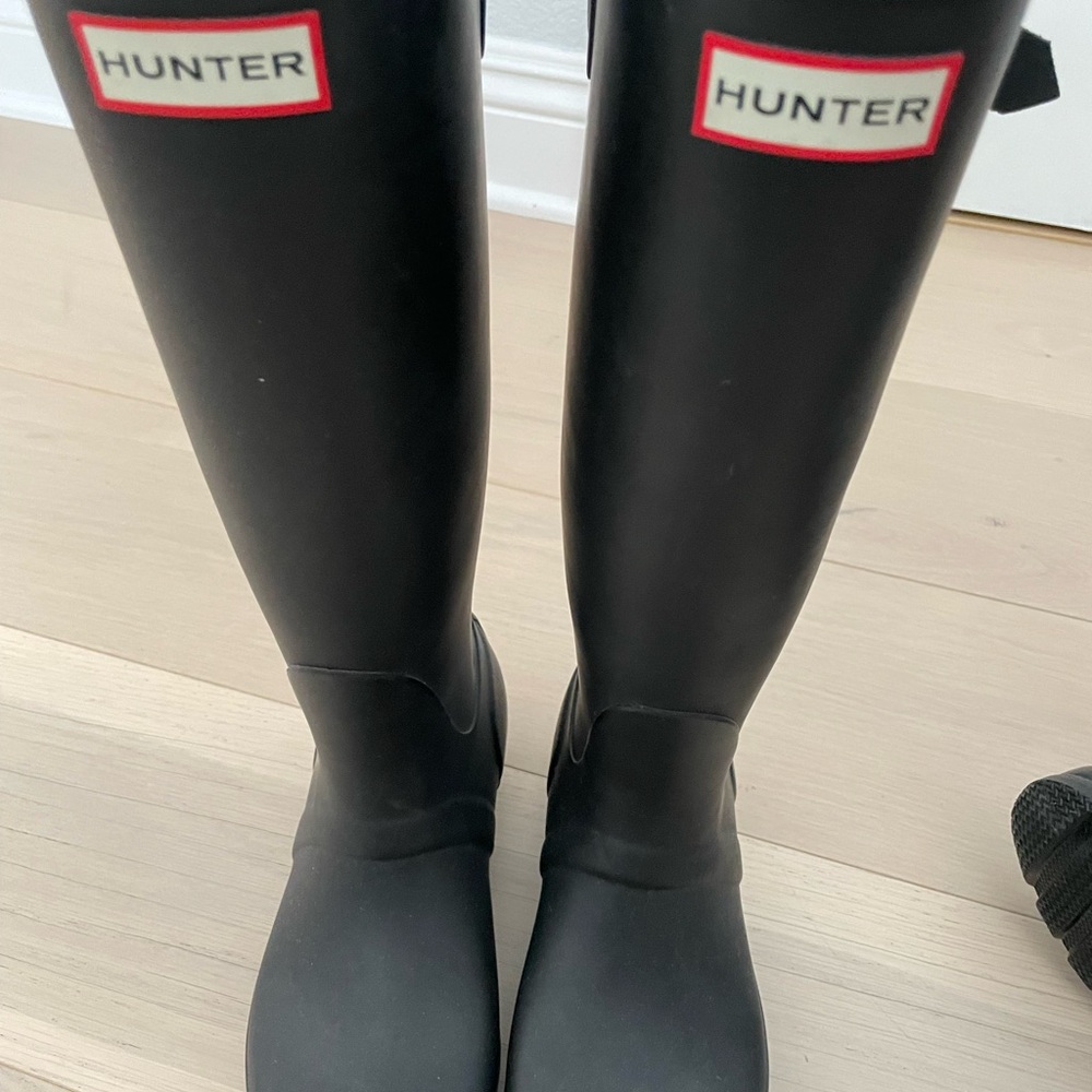 Hunter Black Rain Boots
